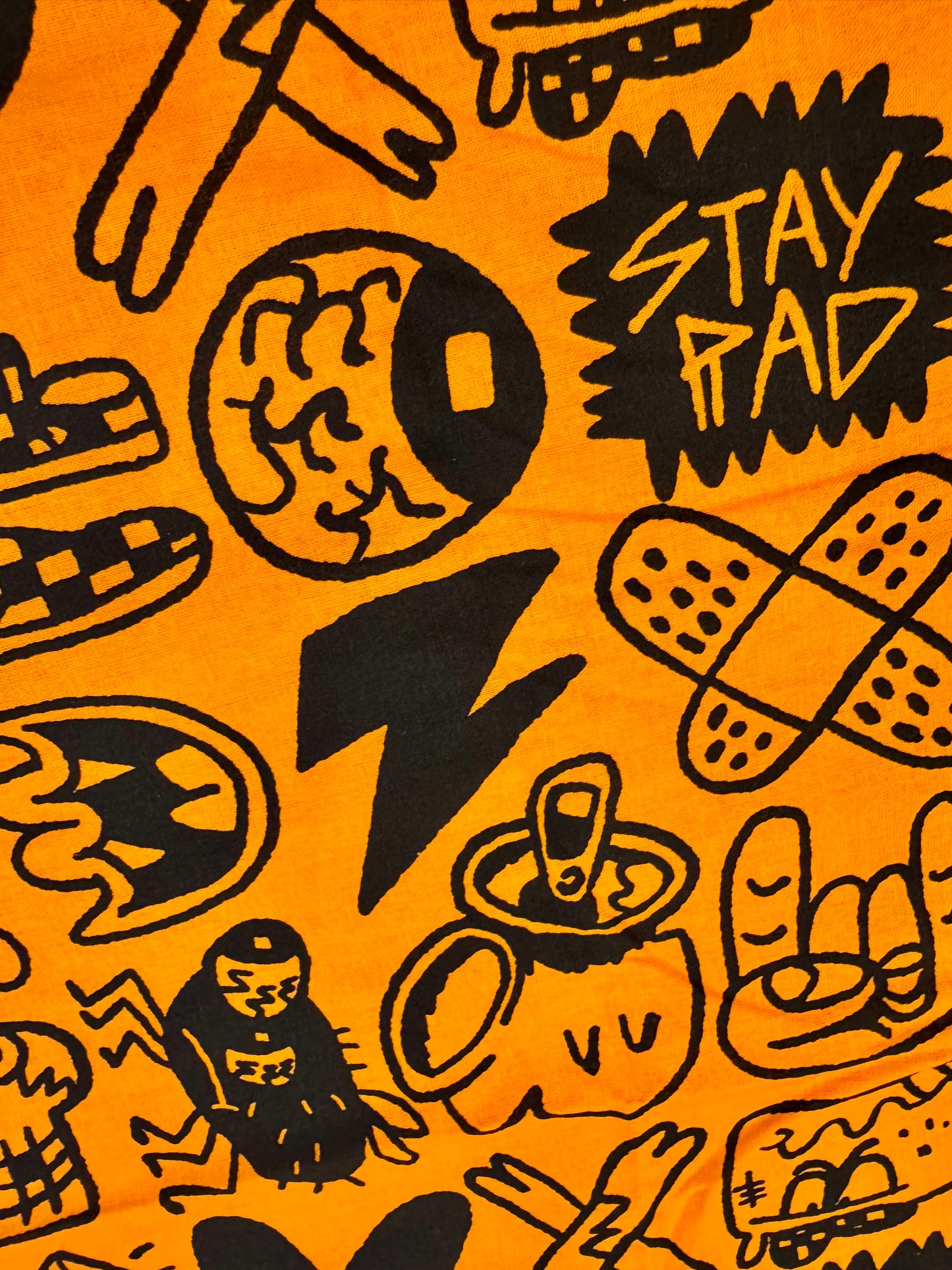 RAD BANDANA IN YELLOW OR ORANGE