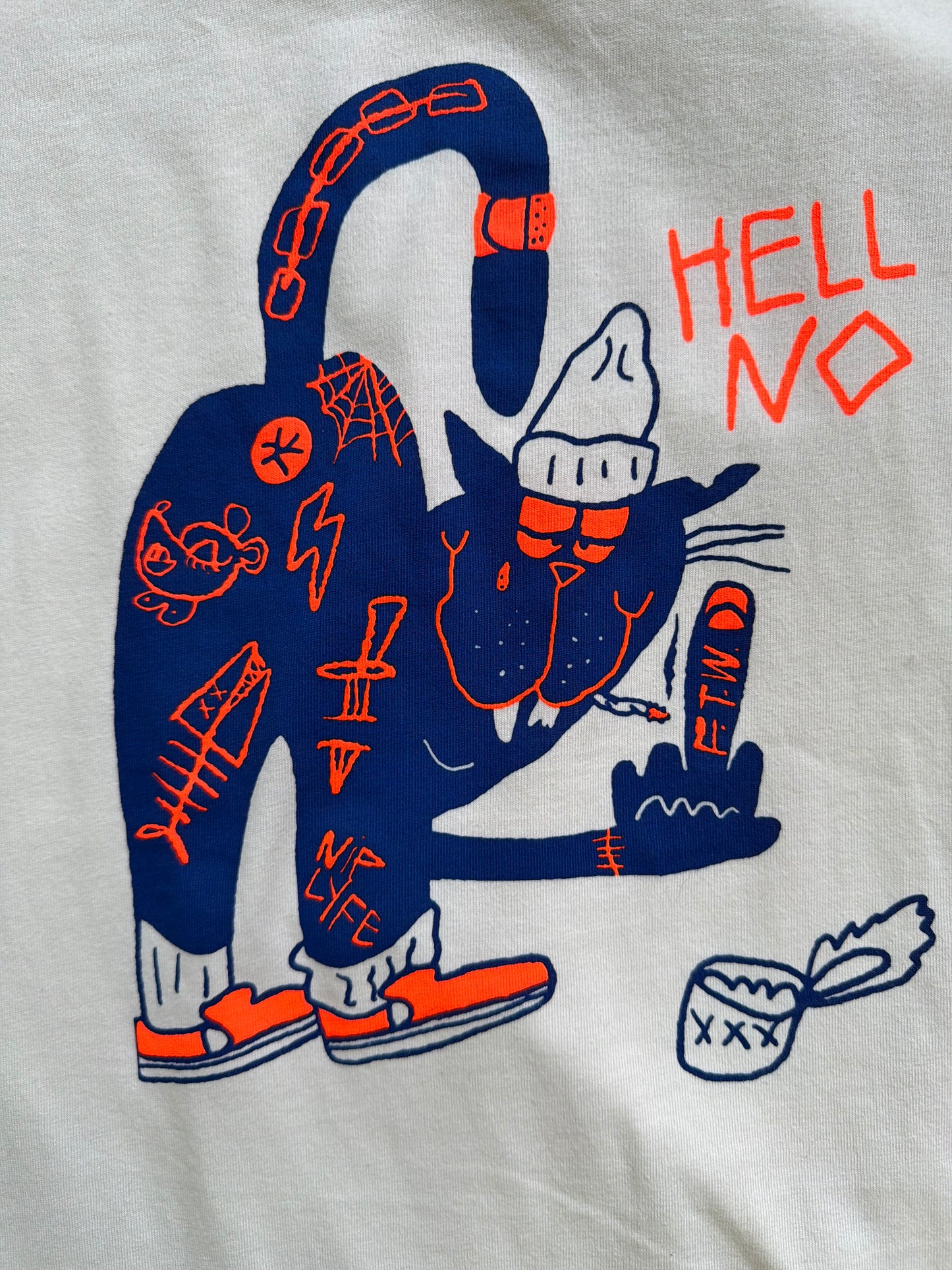 HELL NO KITTY TEE