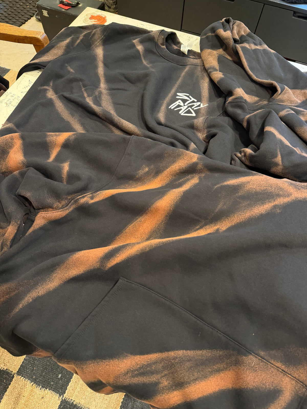 RAD TIGER STRIPES CROP HOODIE