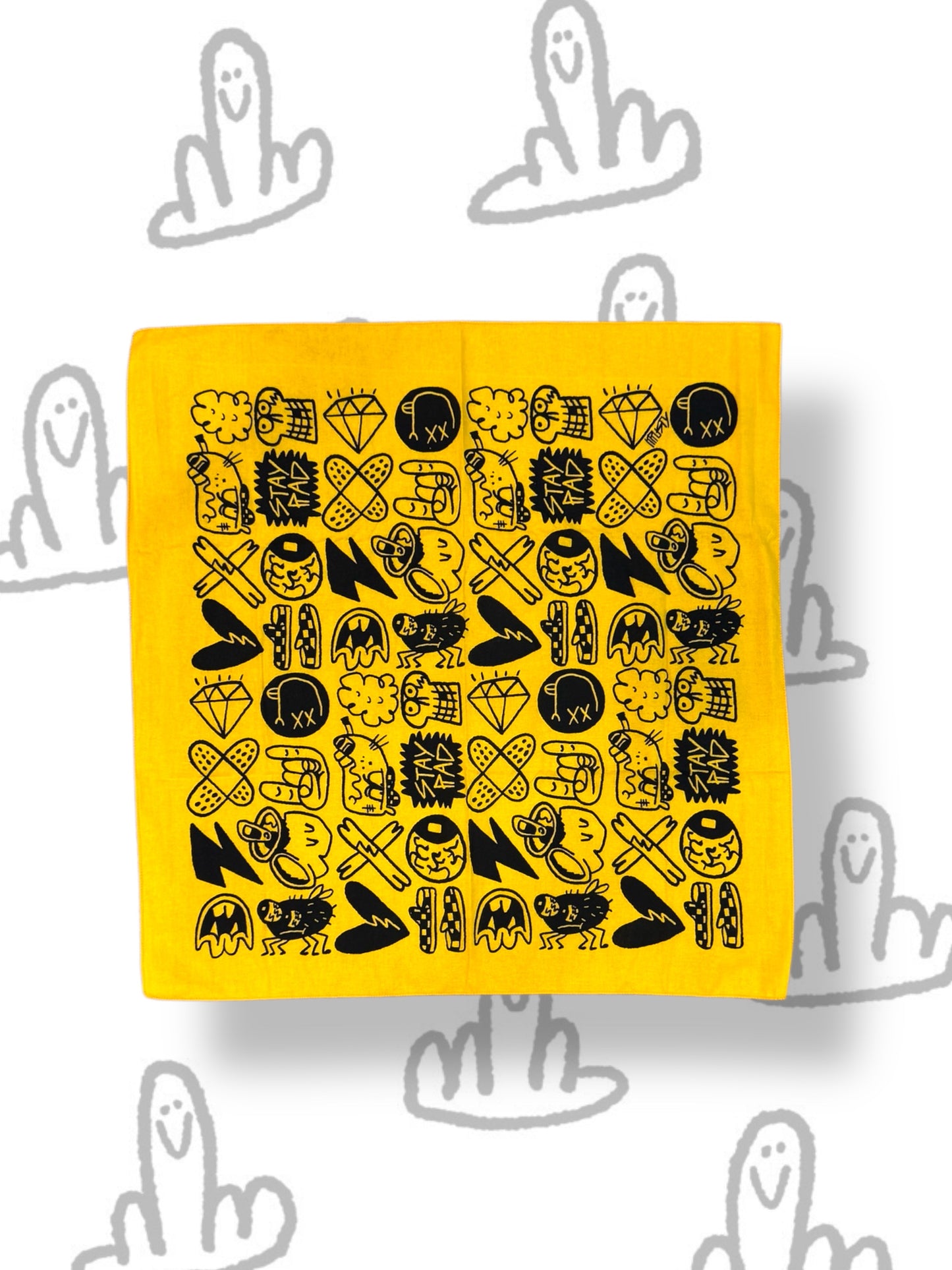 RAD BANDANA IN YELLOW OR ORANGE