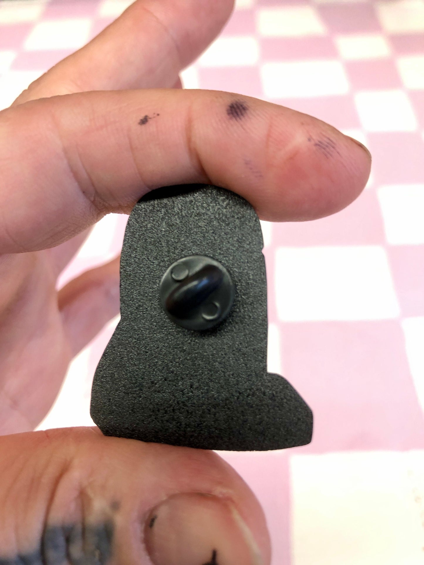 FK SHT UP ENAMEL PIN