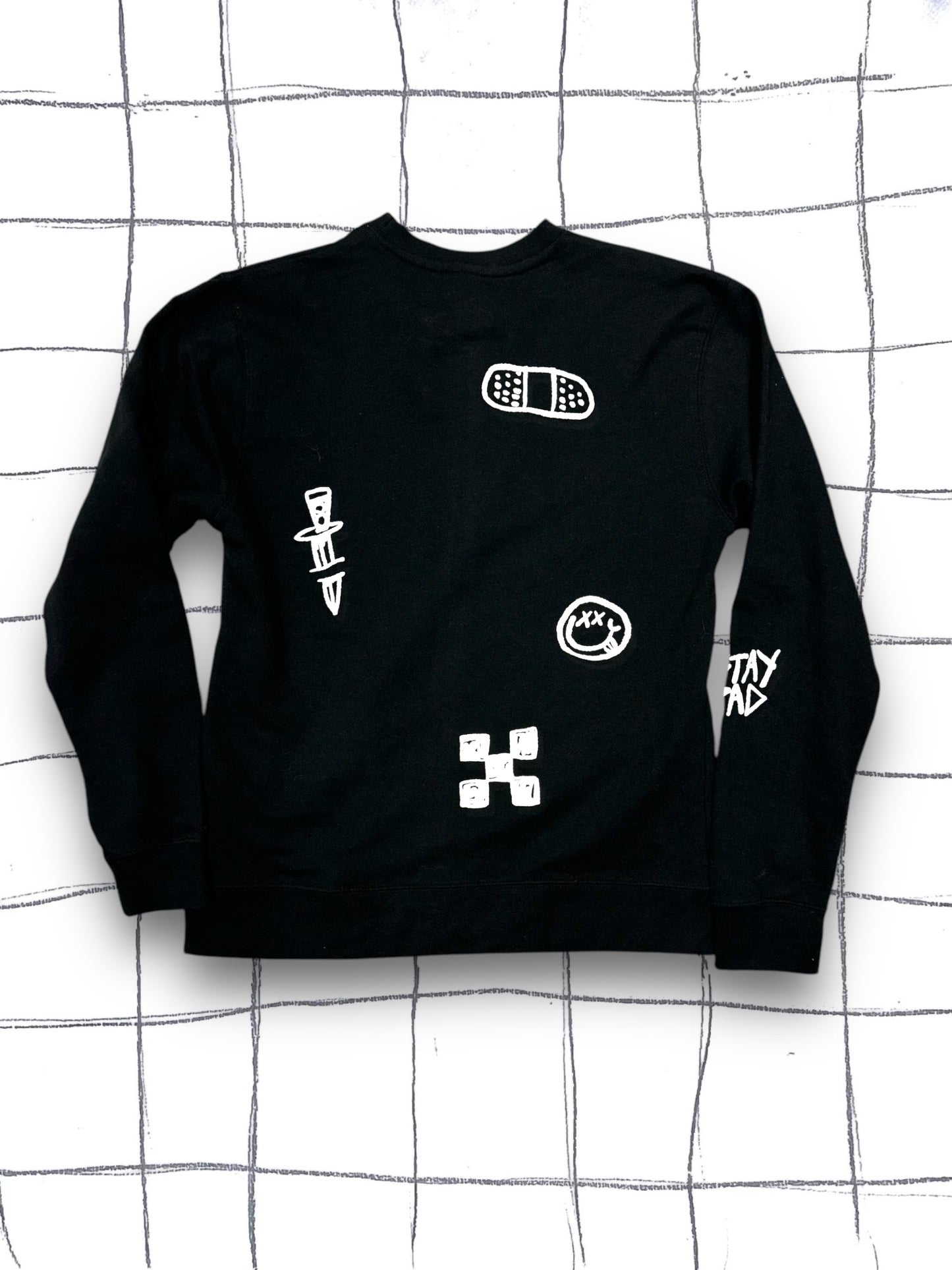 DOODLE CREWNECK SWEATSHIRT