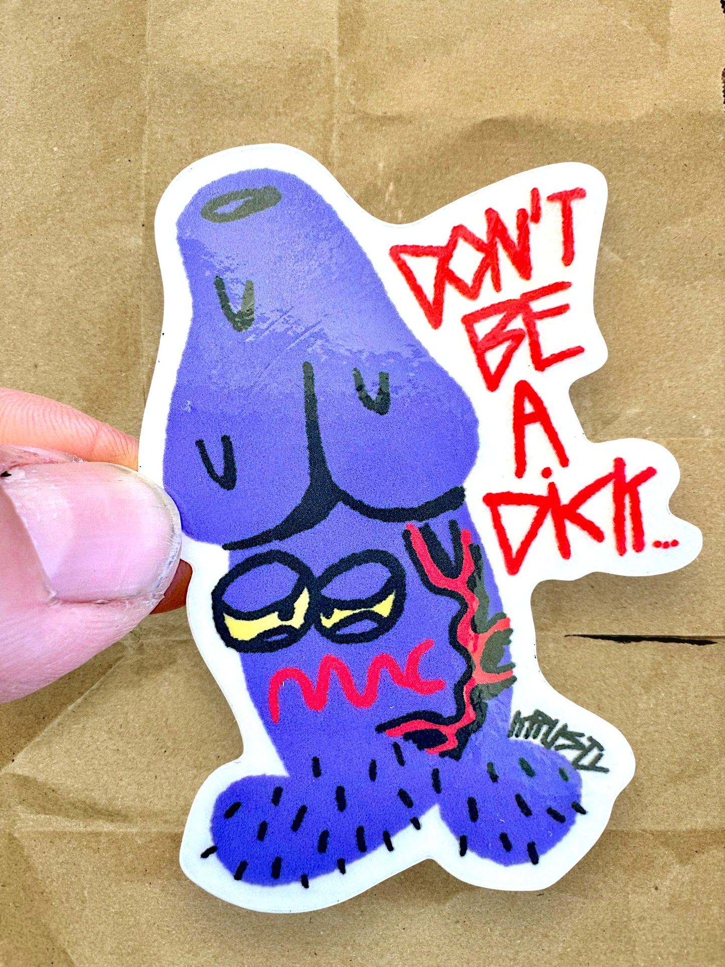 DICK STICKER