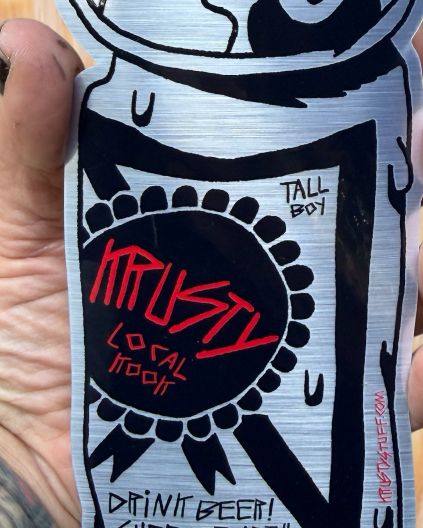 BIG BEER STICKER