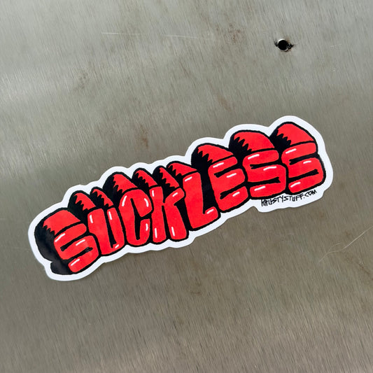 SUCKLESS STICKER