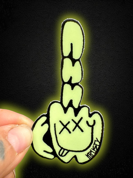 FU GLOW STICKER