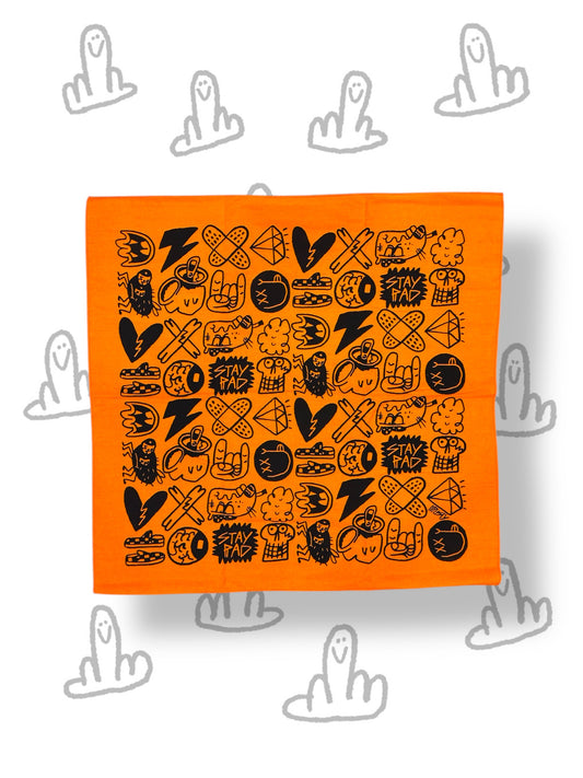 RAD BANDANA IN YELLOW OR ORANGE