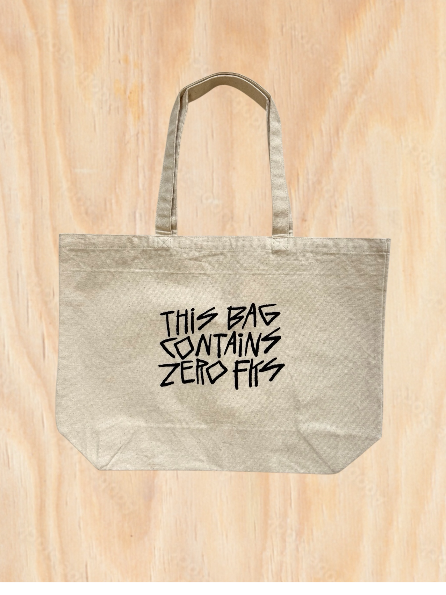 ZERO FKS TOTE BAG