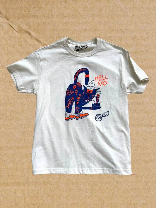 HELL NO KITTY TEE