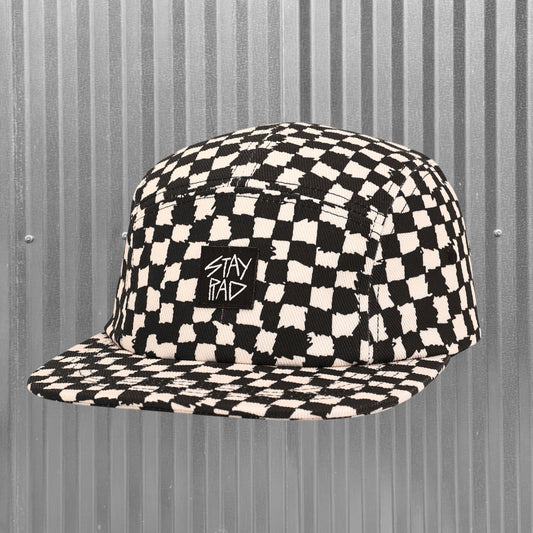 CHECKER CAMP HAT