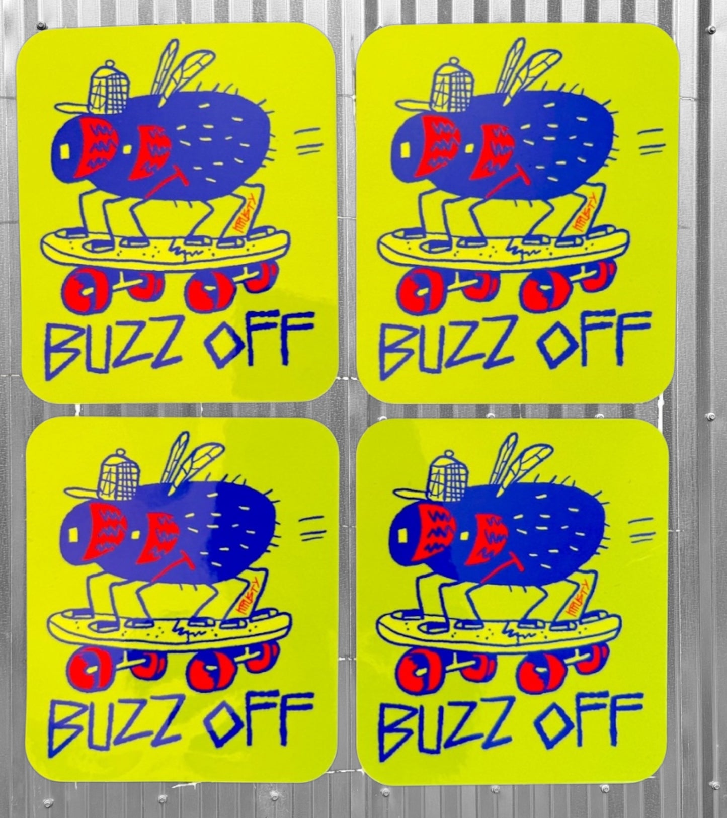 BUZZ OFF STICKER