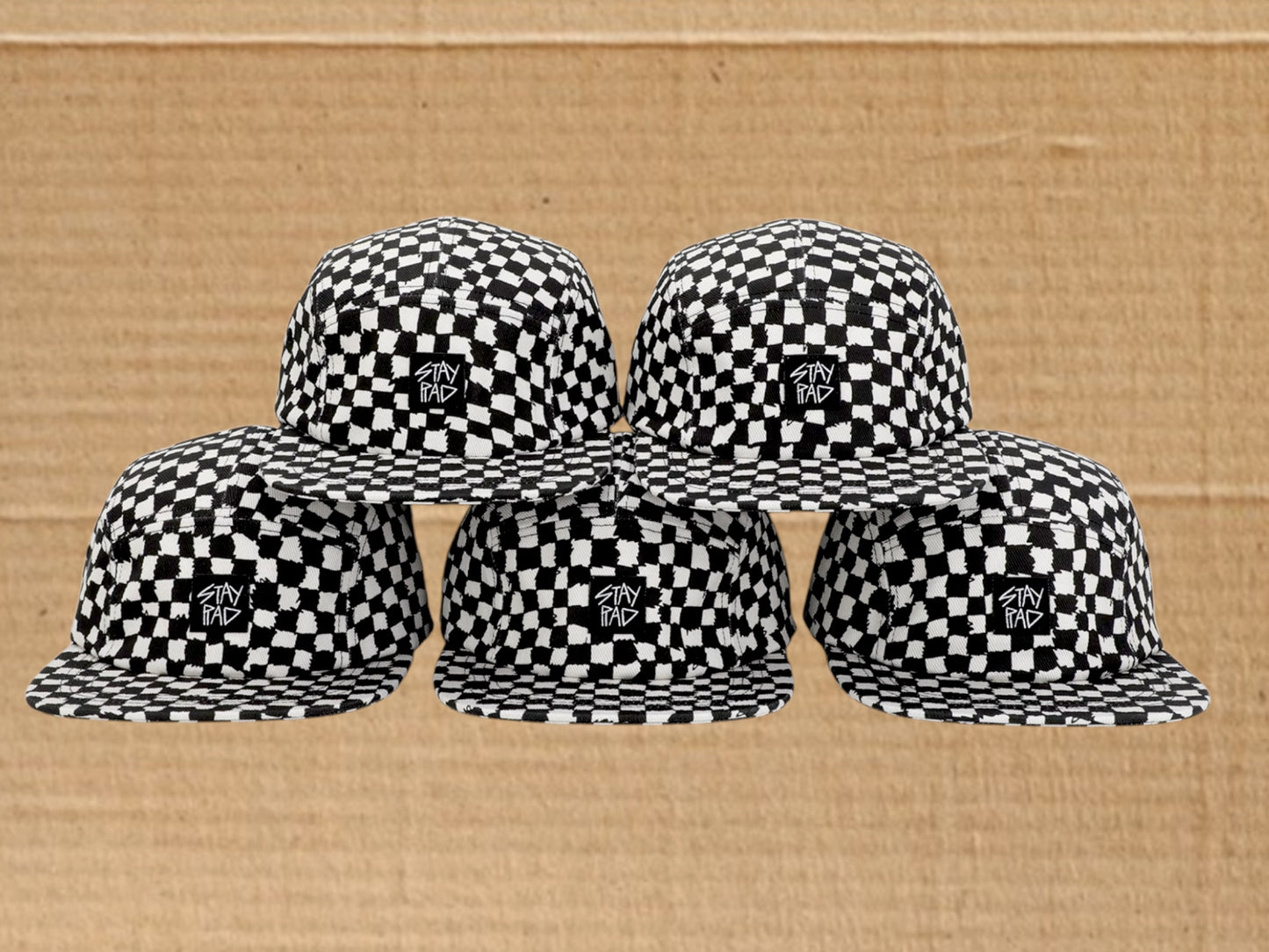 CHECKER CAMP HAT