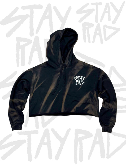 RAD TIGER STRIPES CROP HOODIE