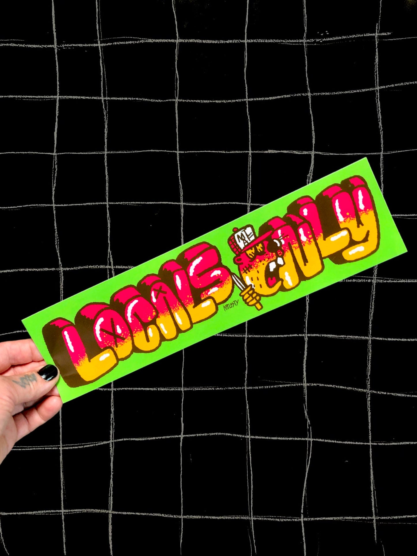 LOCALS ONLY BUMPER STICKER